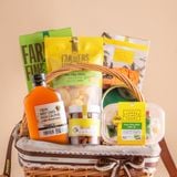  Giỏ Quà Mật Ong - Bánh Và Ăn Vặt Tone Nâu Tiêu Chuẩn 