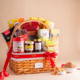  Giỏ Quà Mật Ong - Bánh Kẹo Và Ăn Vặt Tone Nâu Tinh Tế 