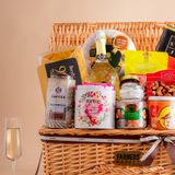  Giỏ Vali Rượu Vang Trắng - Tổ Yến Và Mật Ong Tone Nâu Cao Cấp 