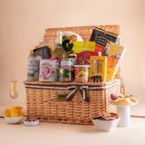  Giỏ Vali Rượu Vang Trắng - Tổ Yến Và Mật Ong Tone Nâu Cao Cấp 