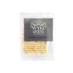 Phô mai cheddar cắt lát vị tiêu đen Wyke Farms 160 g ( Hộp )