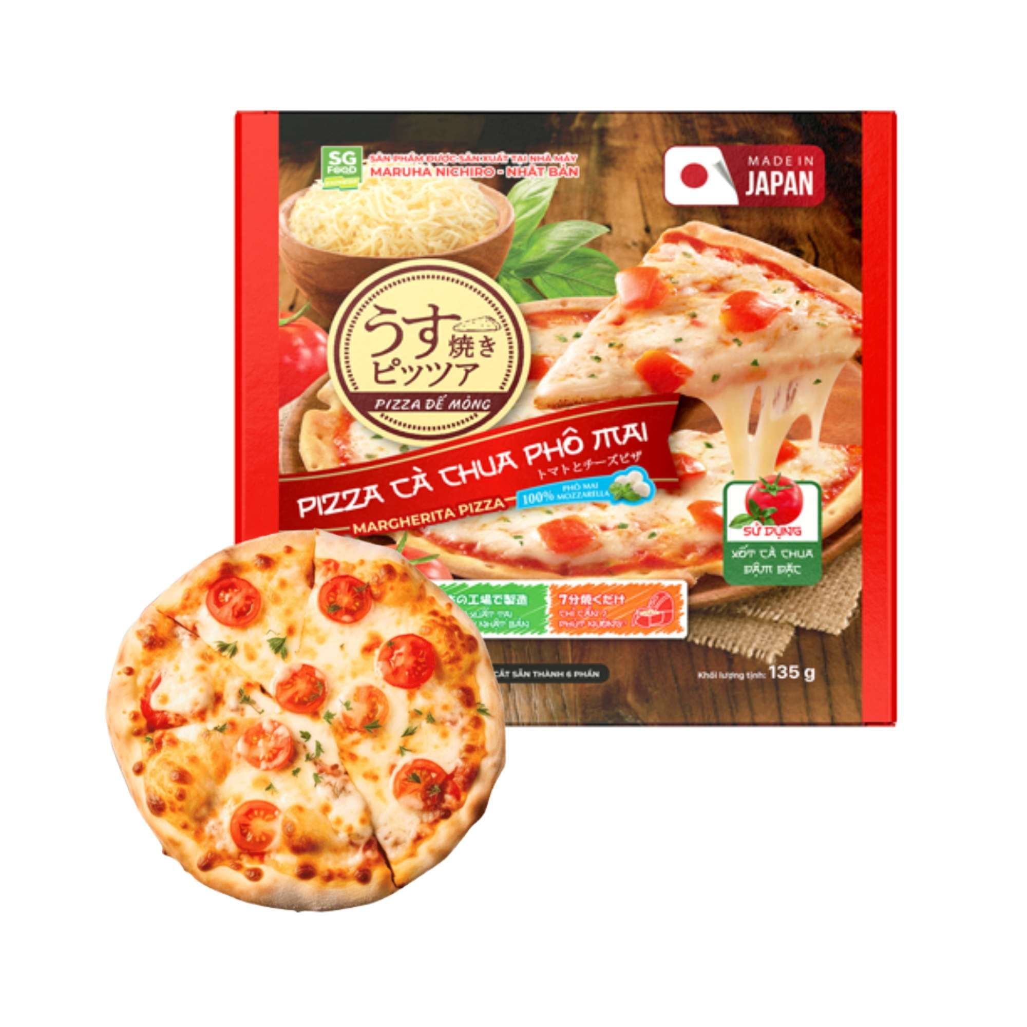  [Đông lạnh] Pizza cà chua phô mai SG Food 135G 
