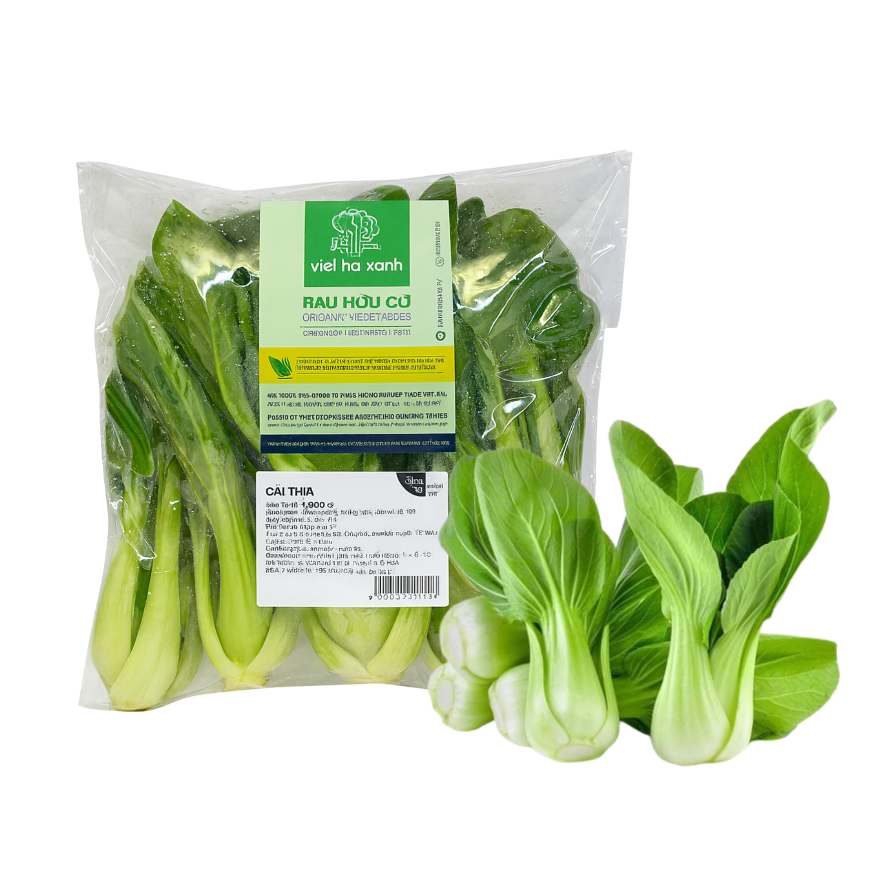  Rau cải thìa hữu cơ Việt Hà 300 g ( Gói ) 