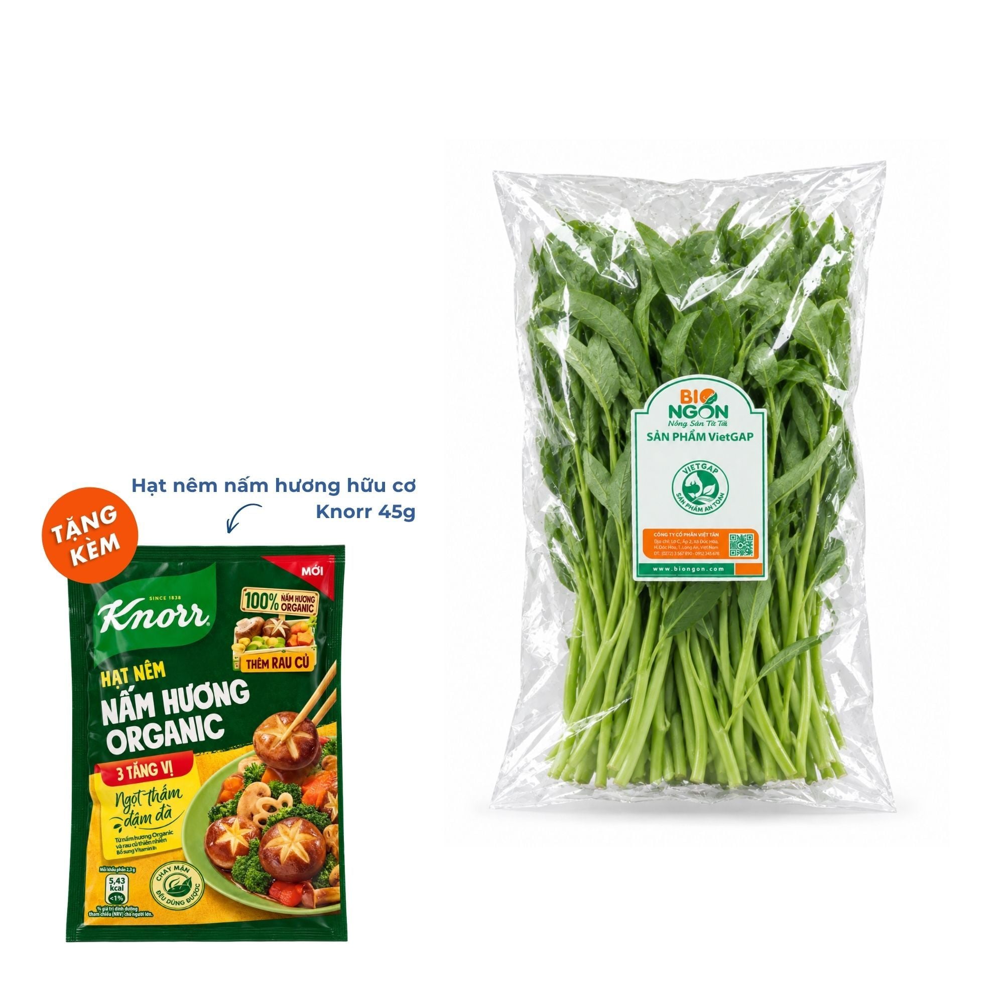  Rau muống VietGap Bio Ngon - 300G 