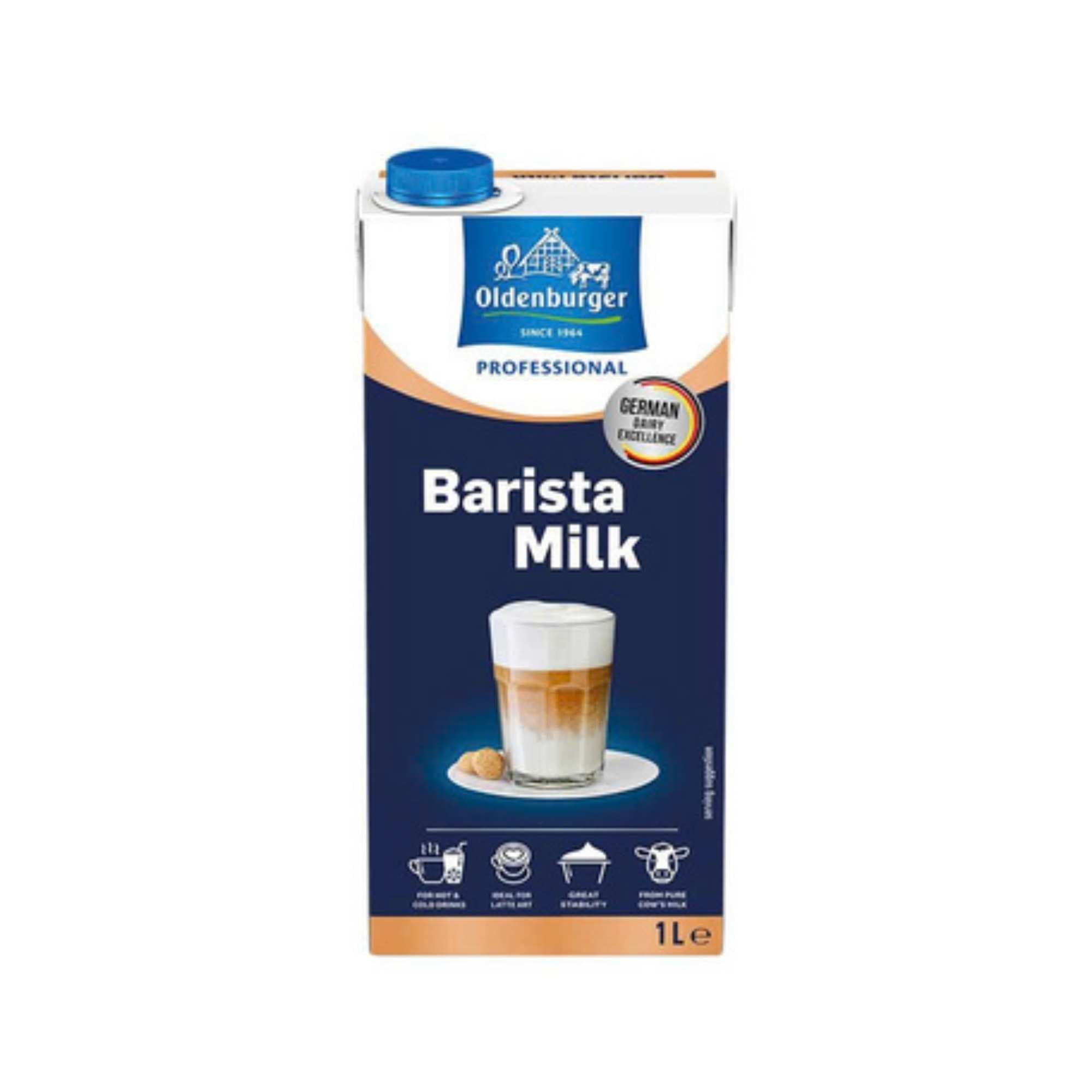  Sữa tiệt trùng Basrista 1% béo Oldenburger 1L ( Hộp ) 