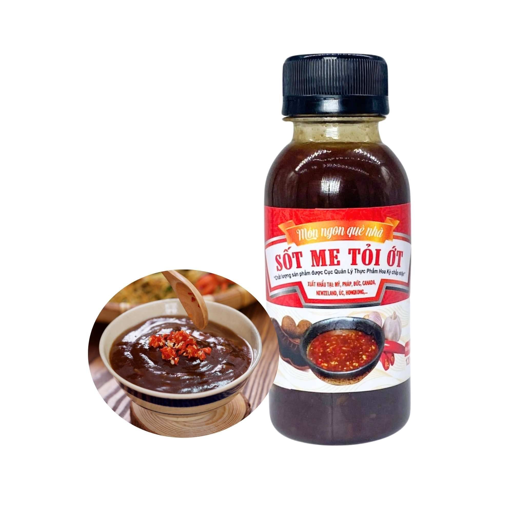  Sốt me tỏi ớt Vina V&T 120 g (chai) 