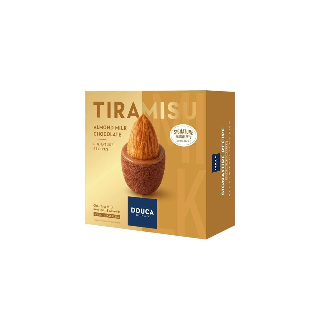  Socola sữa hạnh nhân tiramisu cheese Douca 65 g (hộp giấy) 