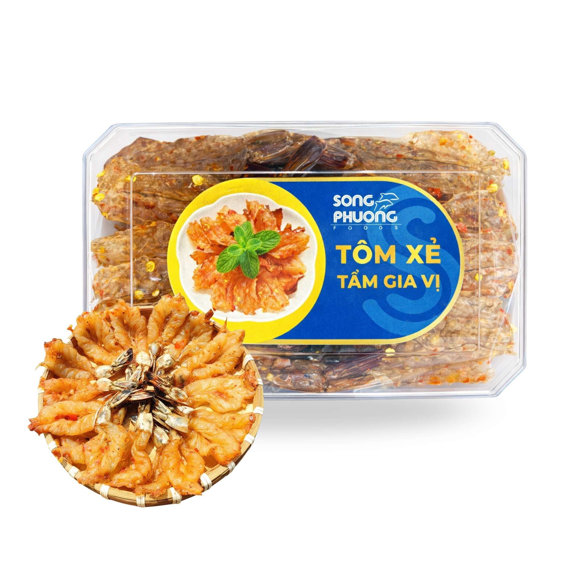  Tôm xẻ tẩm Song Phương 150 g (Hộp) 