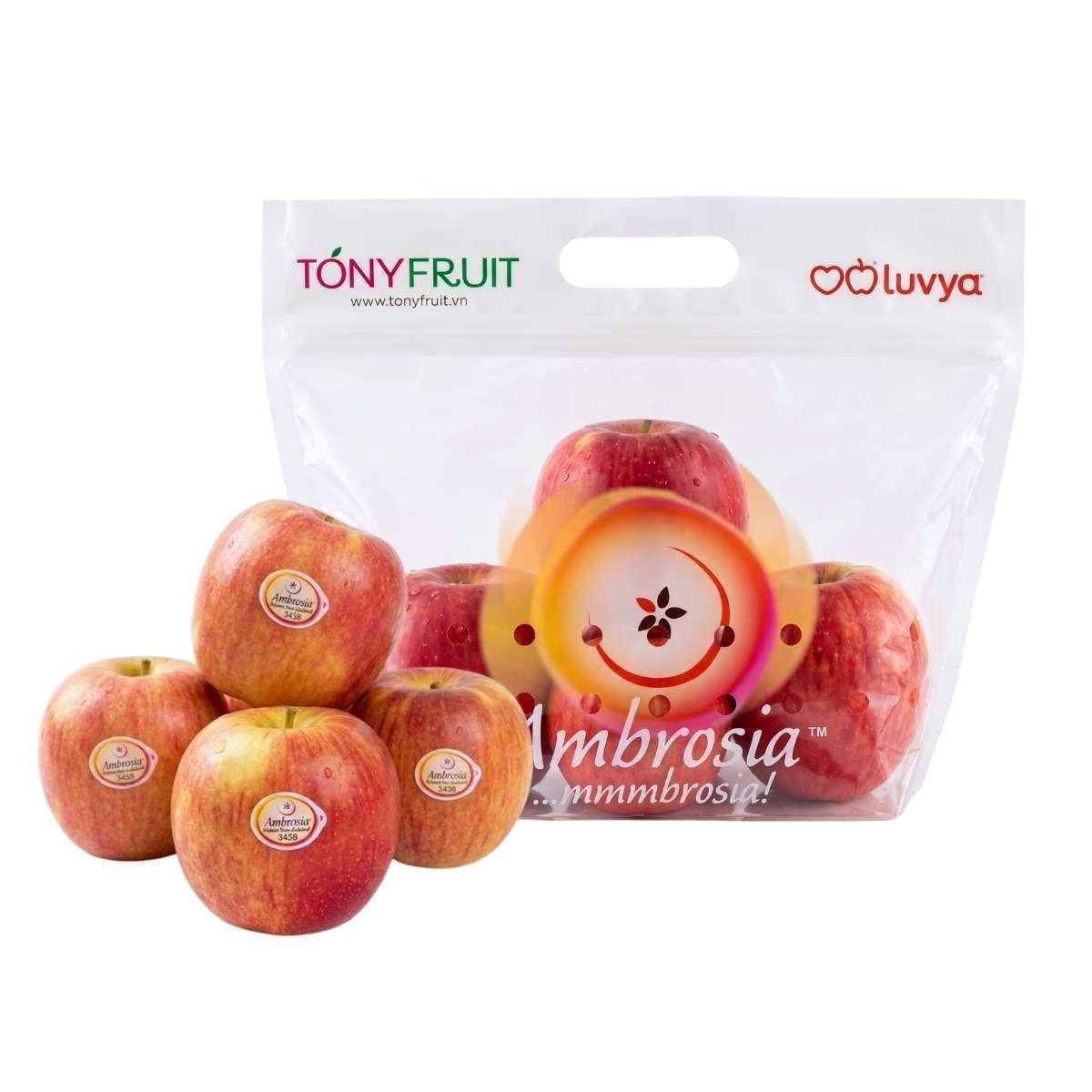  Táo Ambrosia New Zealand túi 1 kg 