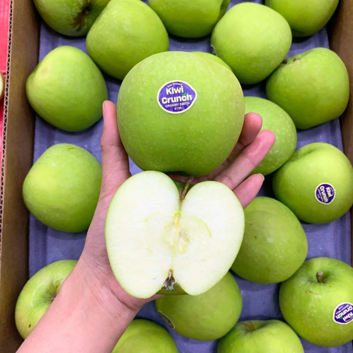  Thùng 10kg-17kg | Táo xanh Granny Smith New Zealand size 90 - 100 