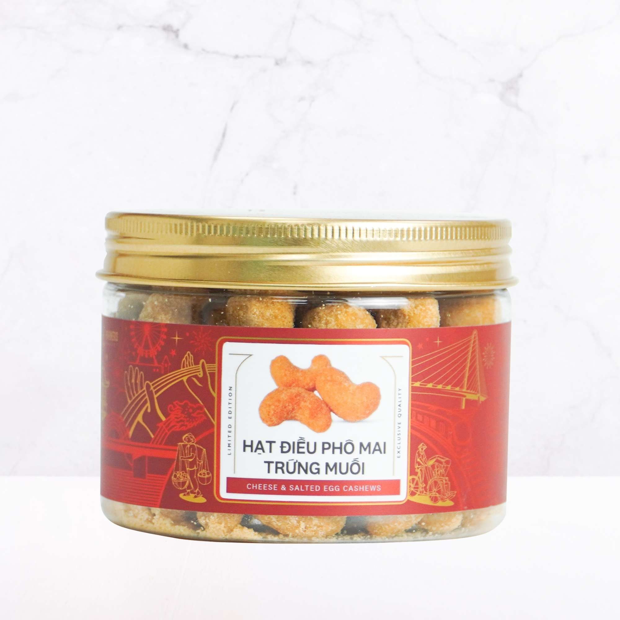  Hạt điều phô mai trứng muối Farmers Fine Foods 140 g 