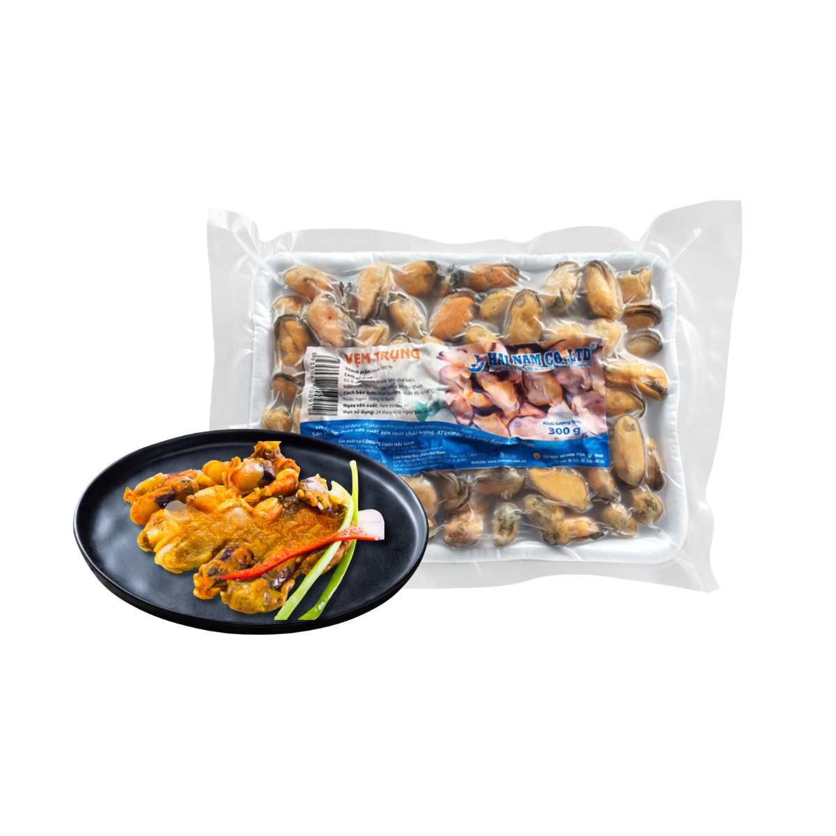  Vẹm thịt hấp Hải Nam 300 g 