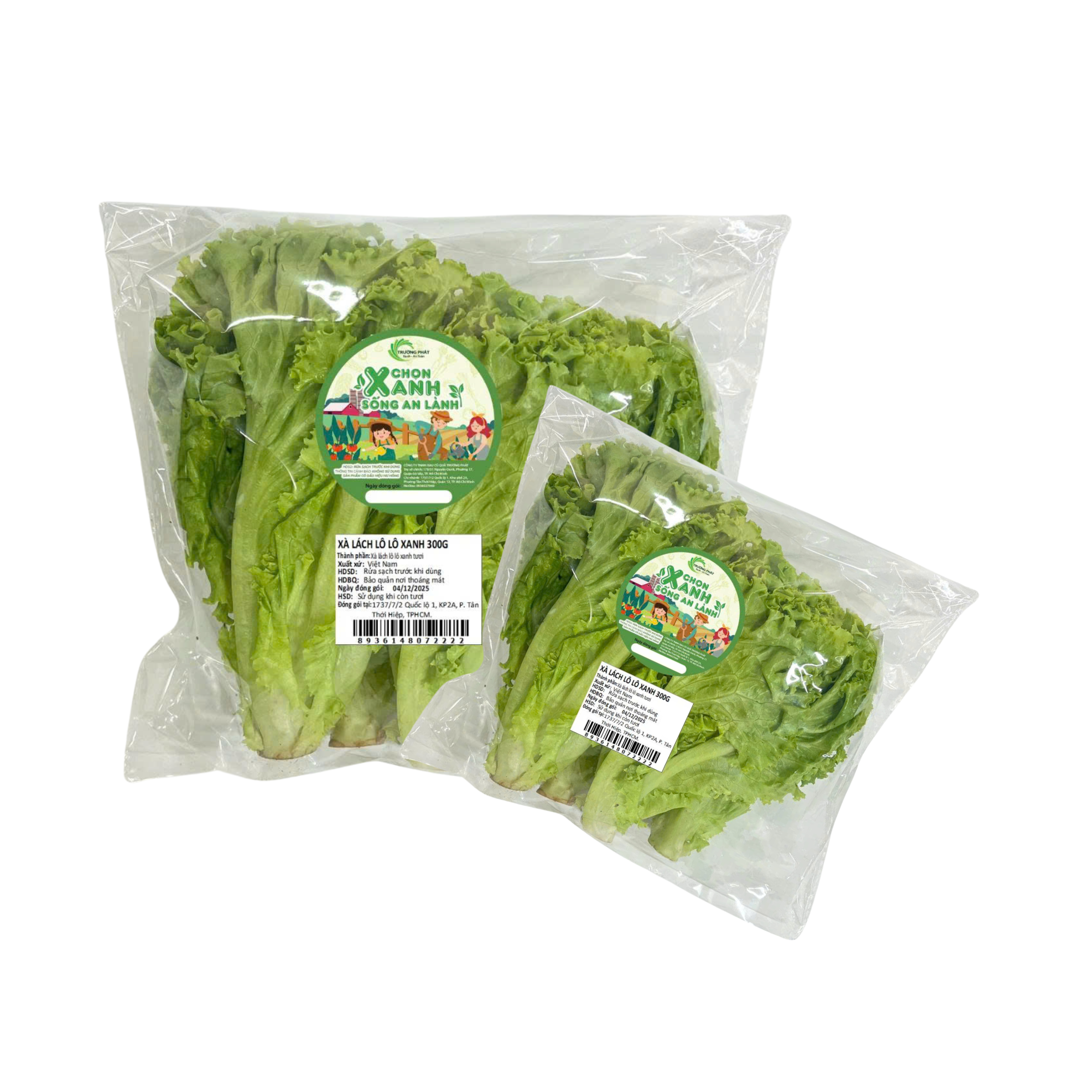  Xà Lách Lolo Xanh VietGAP 250G (Gói) - TRƯỜNG PHÁT (I0025028) 