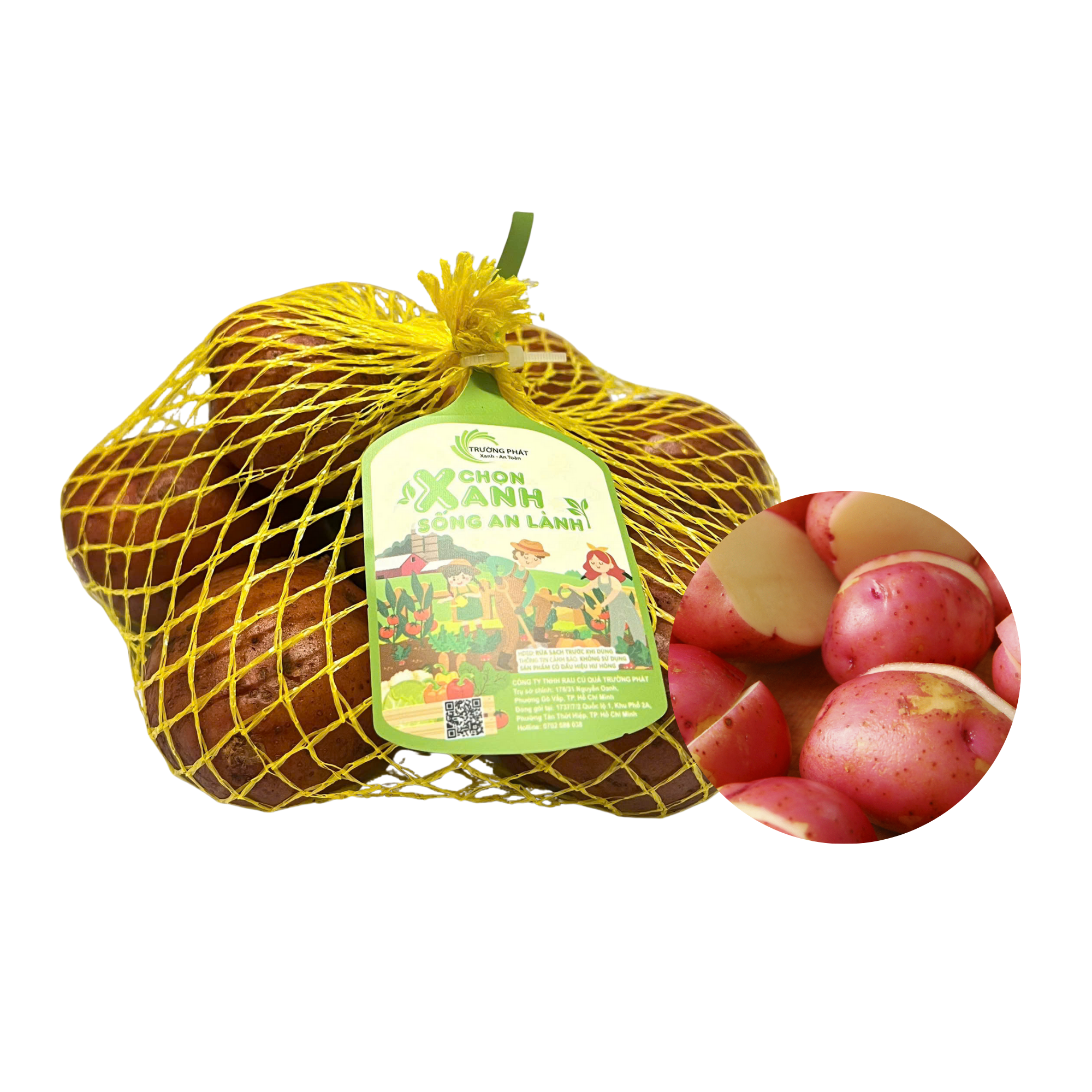  Khoai Tây Hồng VietGAP 500G (Túi) - TRƯỜNG PHÁT (I0025031) 