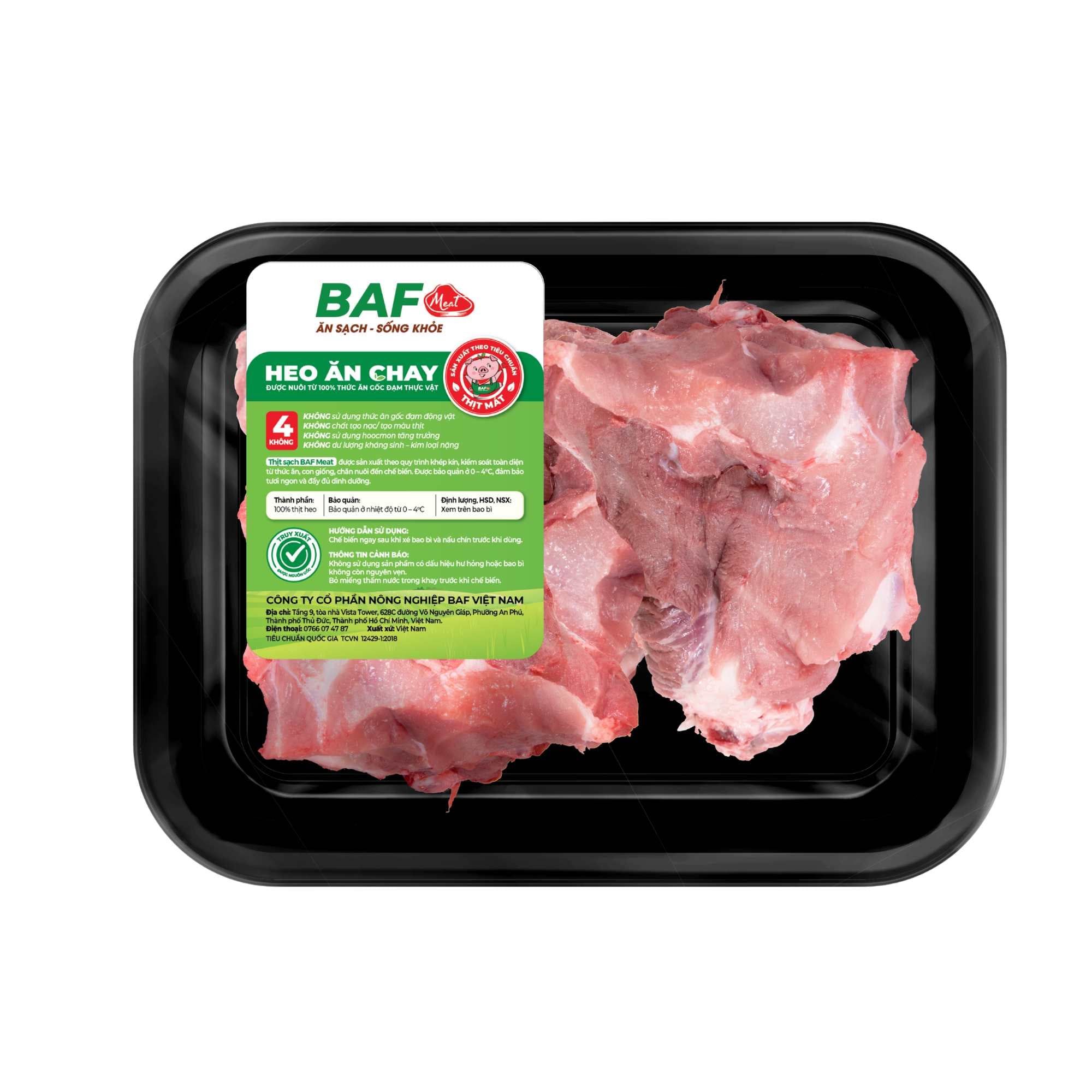  [Tươi] Xương đuôi heo ăn chay BAF 500 g ( Khay ) 