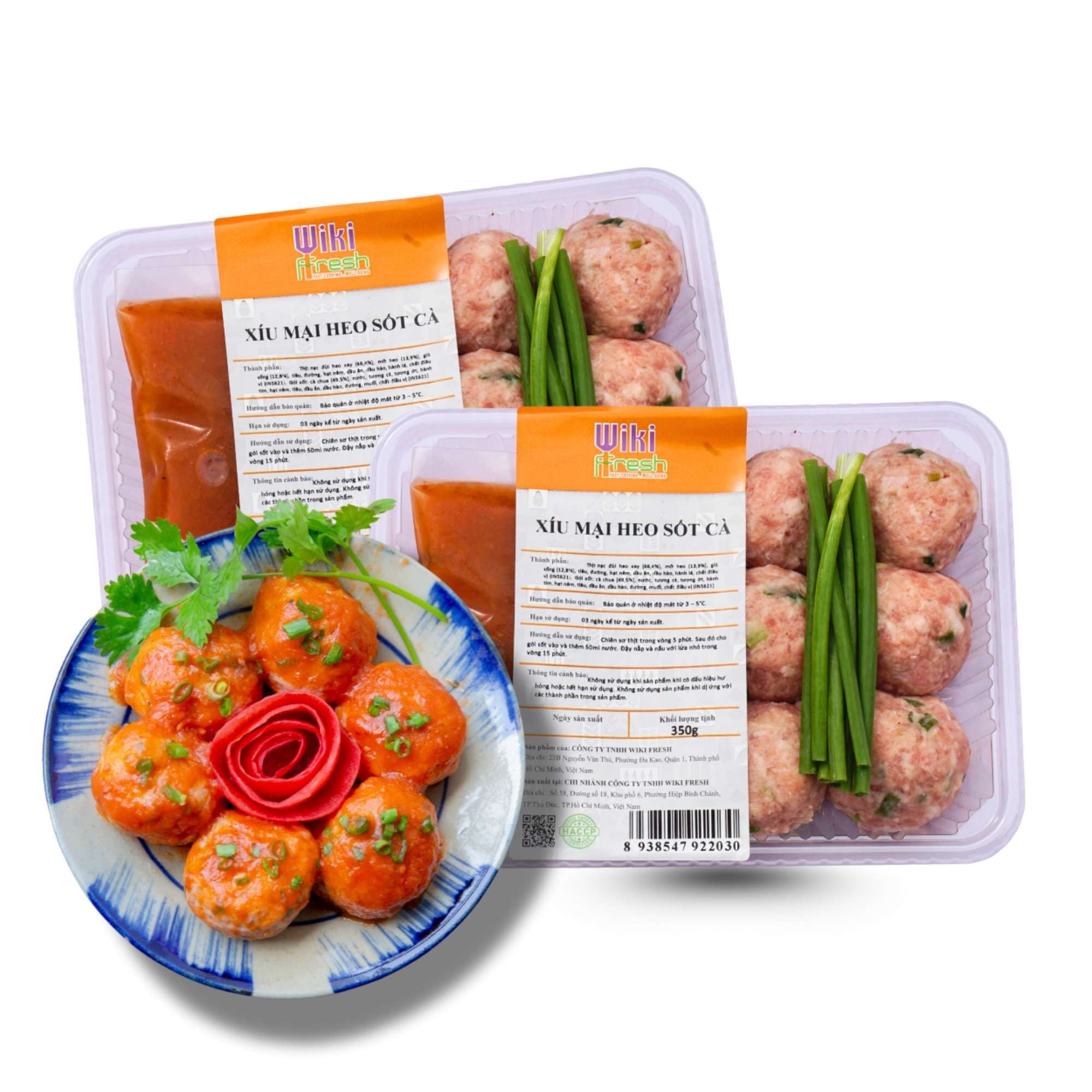  Xíu mại heo sốt cà Wiki Fresh 350 g 