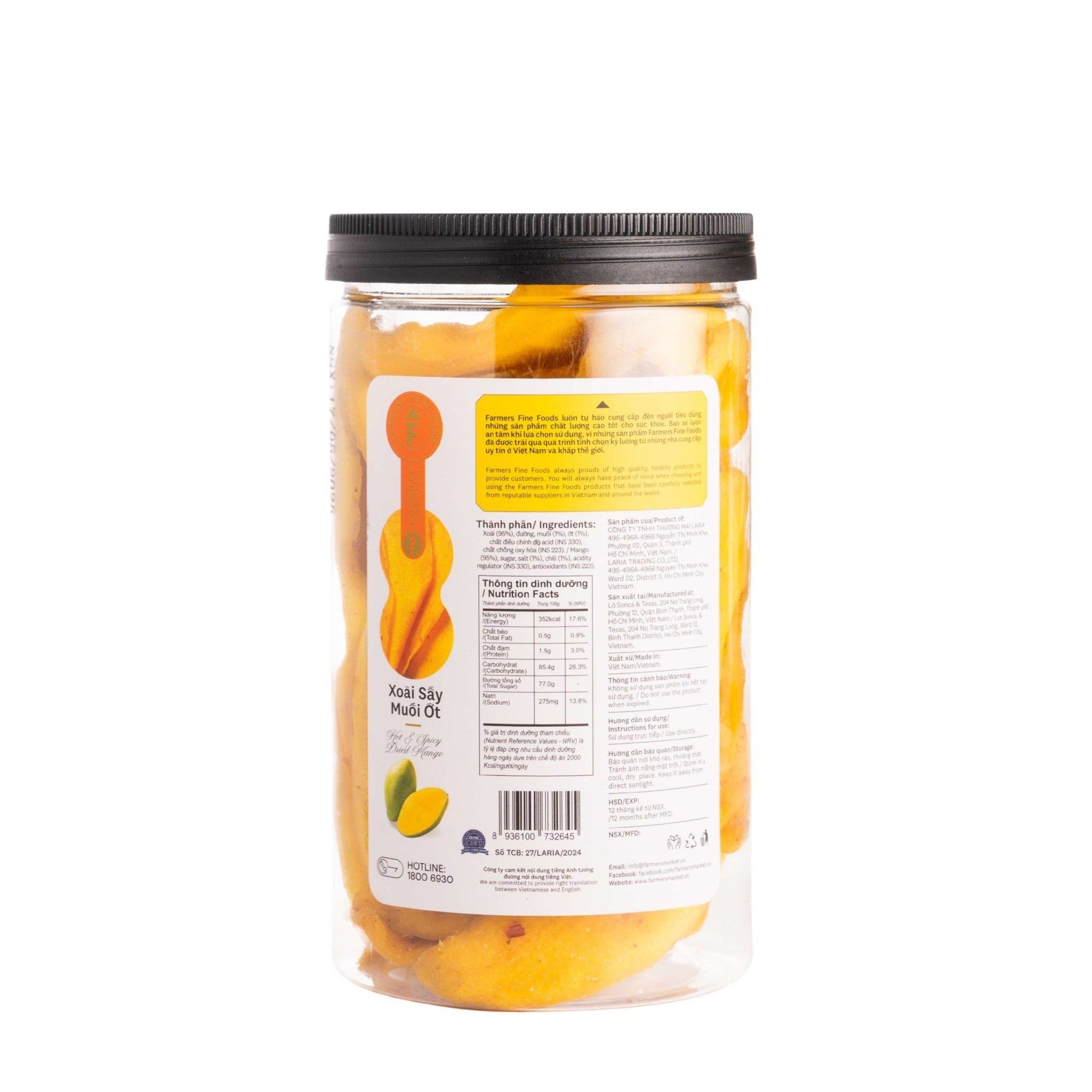  Xoài sấy muối ớt Farmers Fine Foods 300 g 