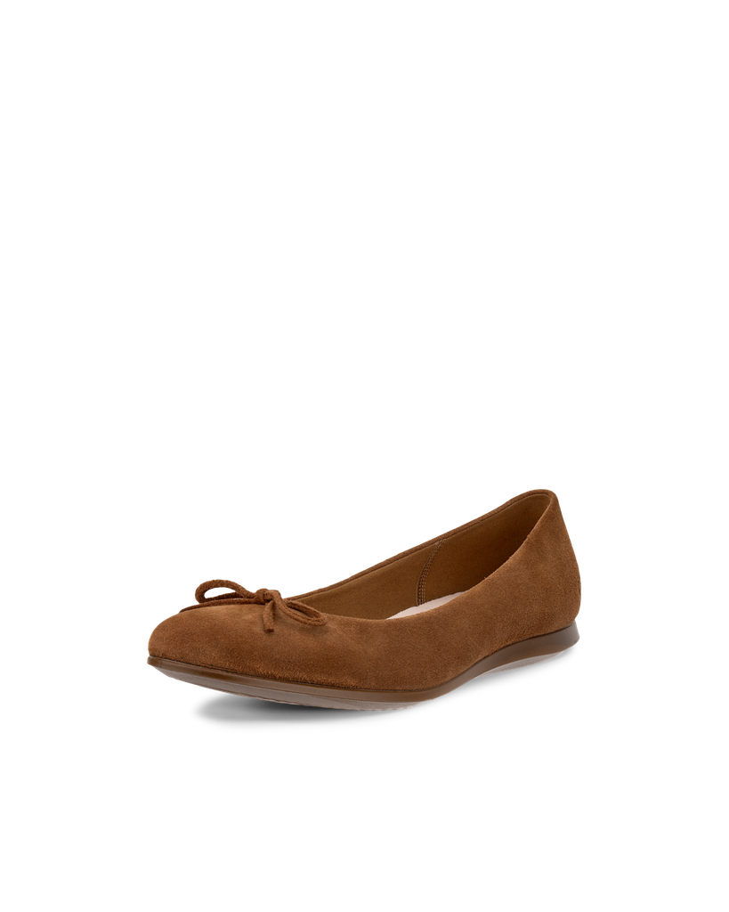 Giày búp bê nữ ECCO Touch Ballerina 2.0 W màu Nâu 27171305034 mùa 261 - góc nghiêng
