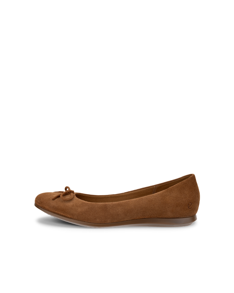 Giày búp bê nữ ECCO Touch Ballerina 2.0 W màu Nâu 27171305034 mùa 261 - bên ngoài