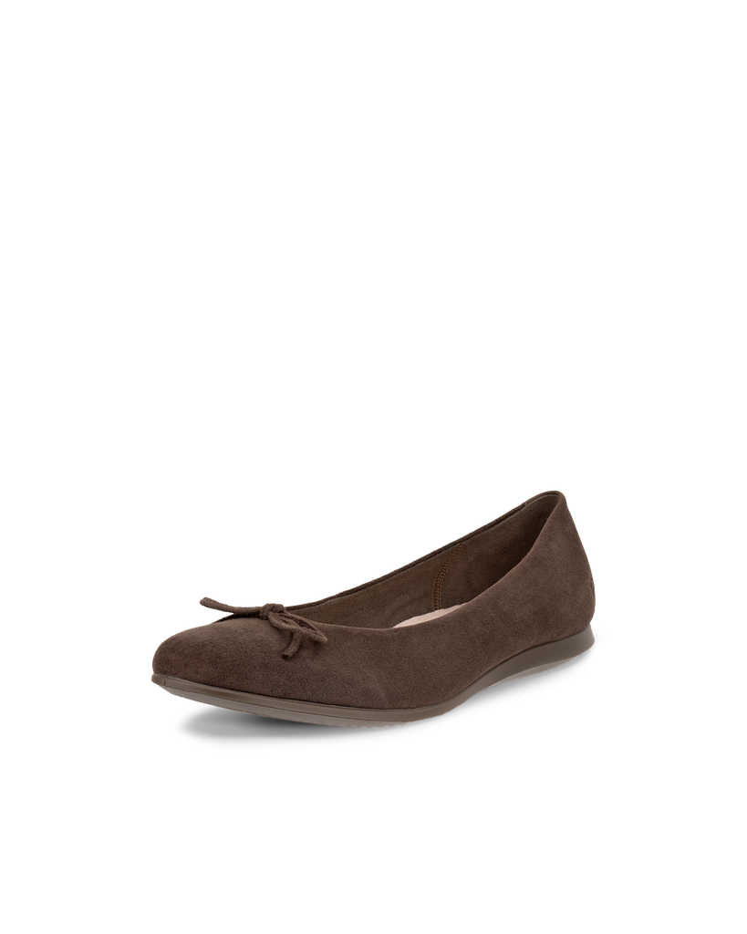 Giày búp bê nữ ECCO Touch Ballerina 2.0 W màu Nâu 27171305559 mùa 261 - góc nghiêng