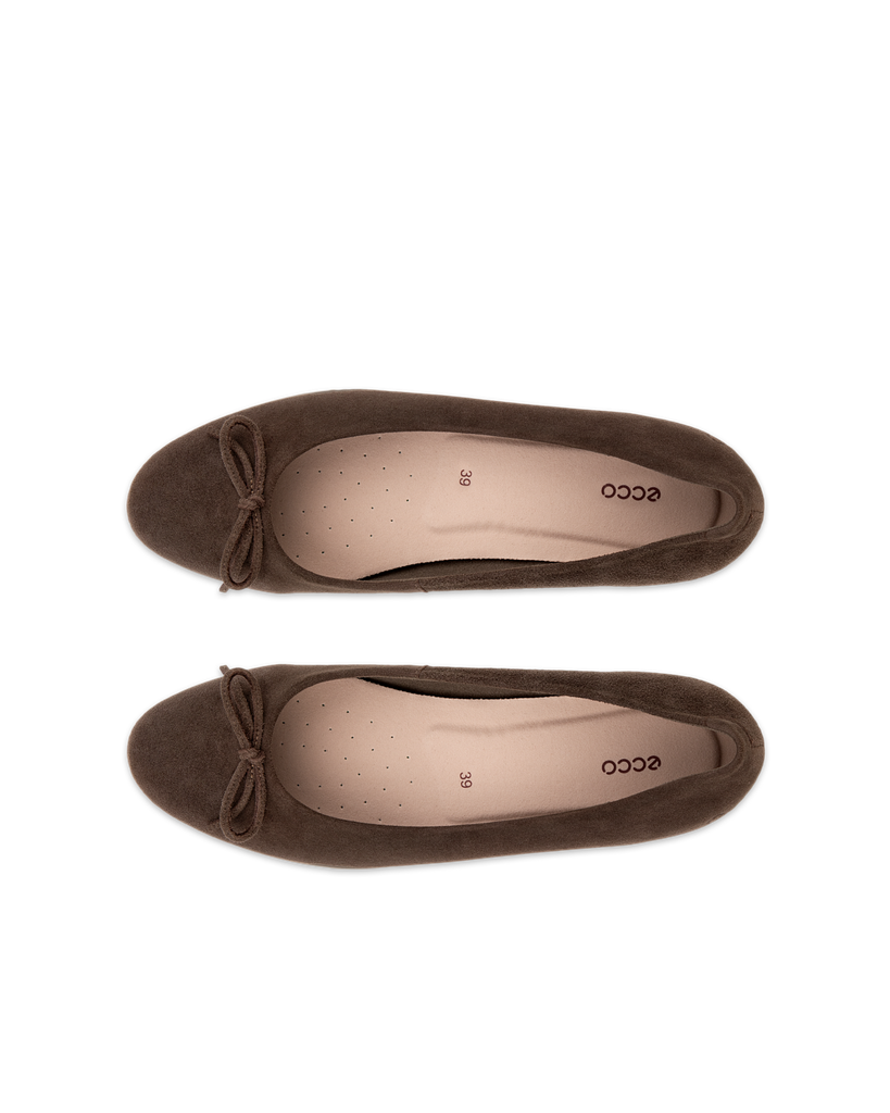 Giày búp bê nữ ECCO Touch Ballerina 2.0 W màu Nâu 27171305559 mùa 261 - phía trên