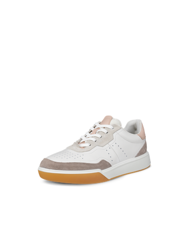 Giày sneaker nữ ECCO Street Court W màu Trắng 27281361446 mùa 261 - góc nghiêng