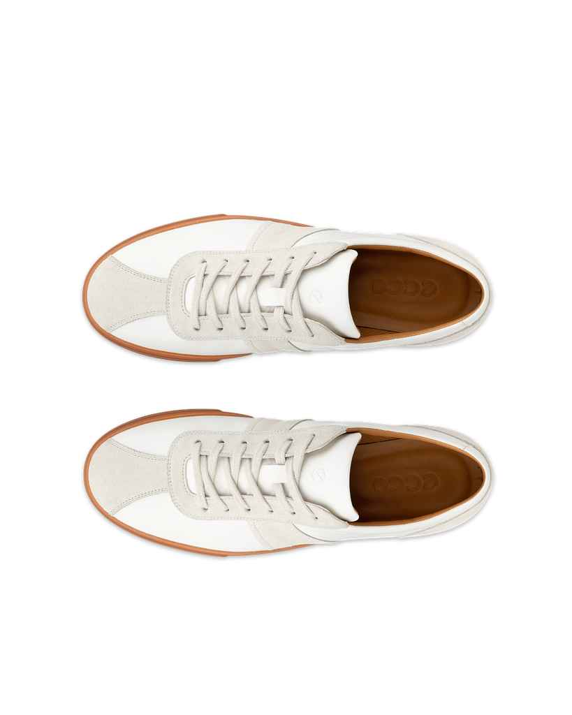 Giày sneaker nam ECCO Soft 10 M màu Trắng 56010458336 mùa 261 - phía trên