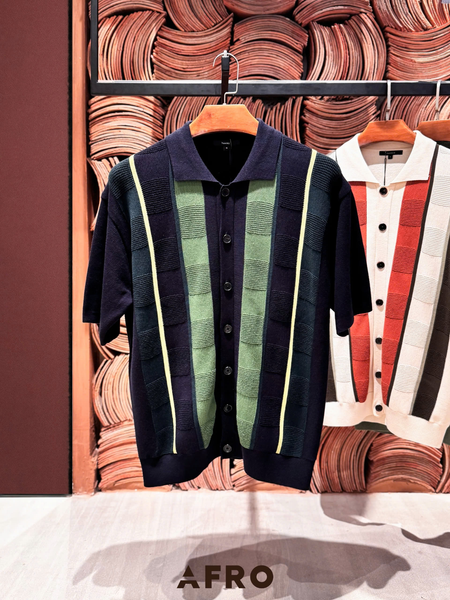 Cardigan Cộc tay 55% Cotton (2 màu) - 10658 - Navy