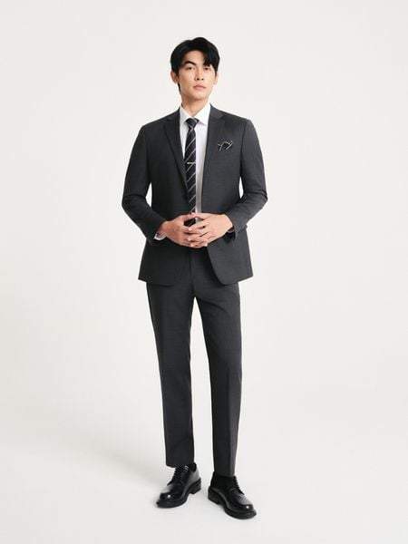 Suit Luxury Dynamic 70% Lông Cừu Hàn Quốc - 11002 - M.Gray