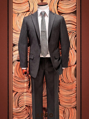 Suit Micro-Pattern 70% Lông Cừu Hàn Quốc - 11028 - M.Gray