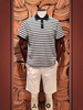 Polo Kẻ 55% cotton (3 màu) - 11539 - S.Green