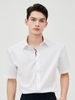 Sơmi St.Dupont Cộc Tay Kẻ Grosgrain (2 màu) - 11684 - White