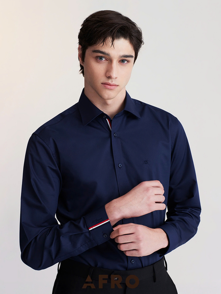 Sơmi St.Dupont nẹp Grosgrain (2 màu) - 11838 - S.Navy