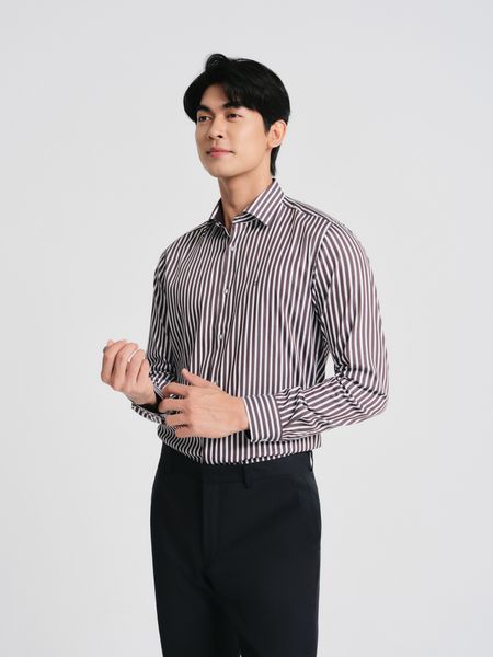 Sơmi St.Dupont Stretch Bold-Stripe - 11861