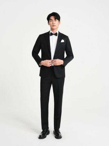 ZioZia 50% Wool Suit - 11866 - Black