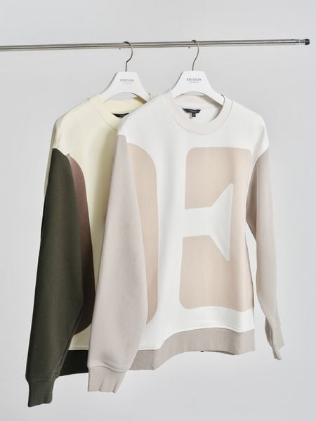 Áo Nỉ in hoạ tiết (2 màu) - 11895 - Beige