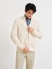 Cardigan Cashmere Blend Cotton - 11905 - Light Beige
