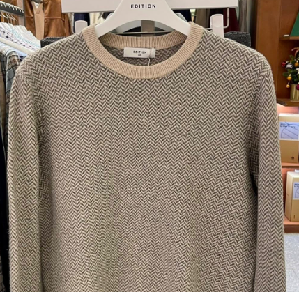 Áo Len Herringbone NEF4ER1628 (2 màu)