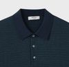 Polo dệt rib kẻ ngang NEG2ET1926 (3 màu)