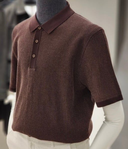 Polo 70% Cotton Rib knit BZF2ET1104 (2 màu)