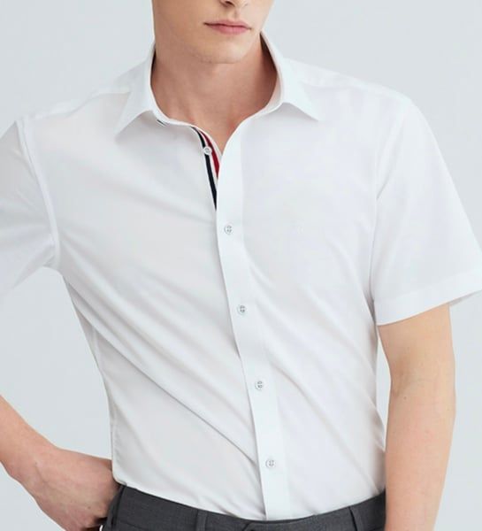 Sơmi cộc tay nẹp grosgrain SE6MM22HS951 (2 màu)