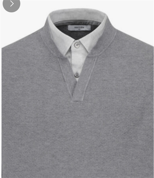 Áo len cổ sơmi NEG1EV1601 (2 màu)