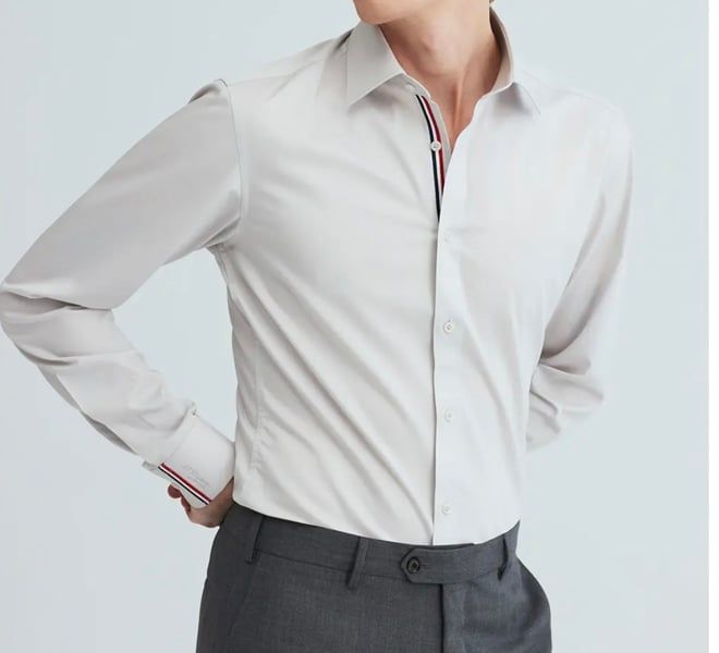 Sơmi nẹp grosgrain SE6SM22LS953