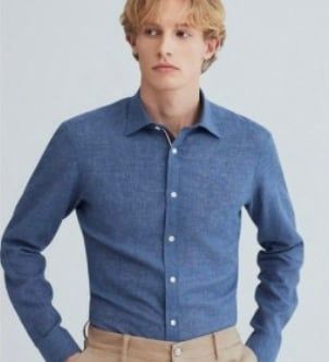 Sơmi Linen Blend SE6SM22LS954 (2 màu)
