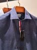 Sơmi Linen St. Dupont Cộc Tay Grosgrain (3 màu) - 11613 - Dark Gray