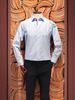 Sơmi St.Dupont Nẹp Grosgrain (3 màu) - 11637 - Blue