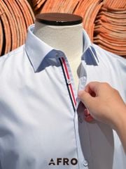 Sơmi Dupont Nẹp Grosgrain (3 màu) - 11637 - Blue