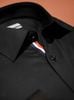 Sơmi St.Dupont pha sọc nẹp áo (3 màu) - 10917 - Black