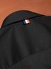 Sơmi St.Dupont pha sọc nẹp áo (3 màu) - 10917 - Black