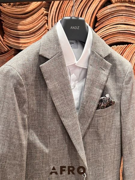 Blazer Shade Check Print (2 màu) - 11674 - Brown